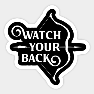 Watch Your Back Ranger Sticker